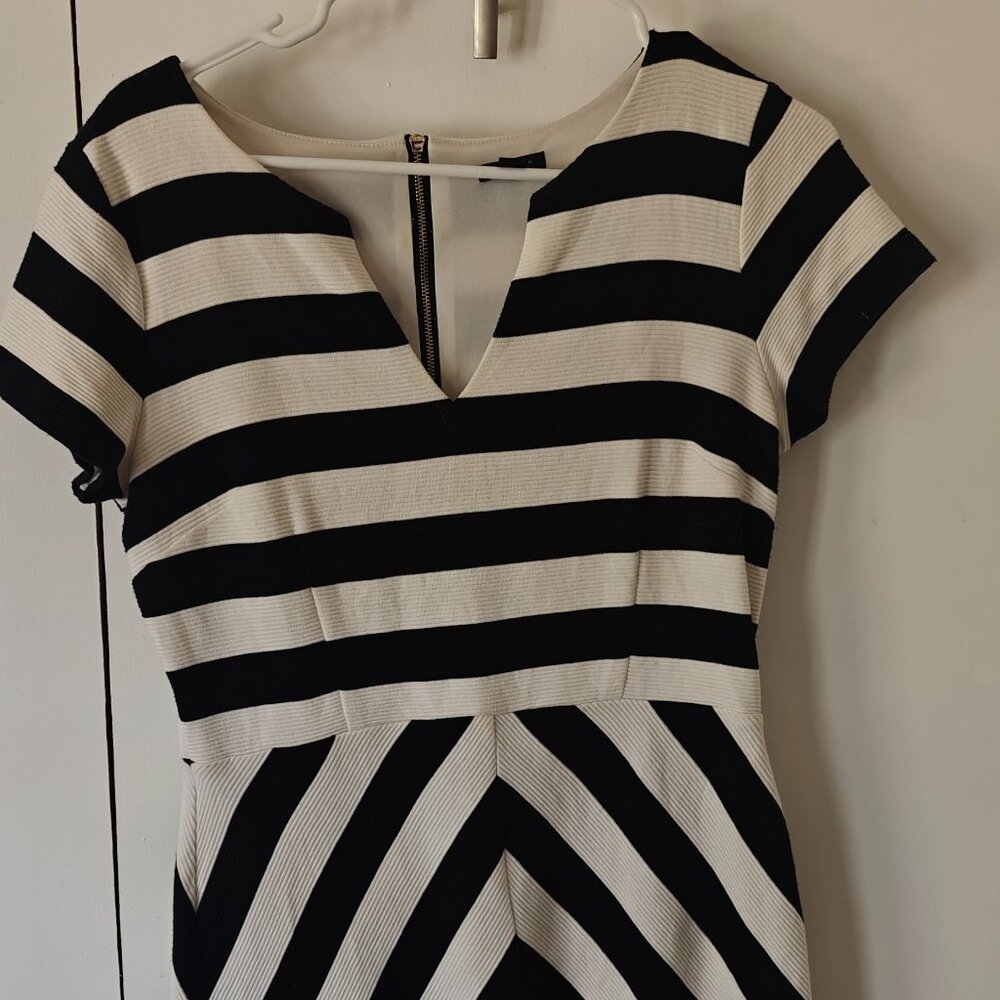 Ann Taylor Work Dress - Striped